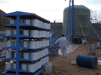 ایف آر پی رد عمل ٹینک سمیٹنے والی مشین